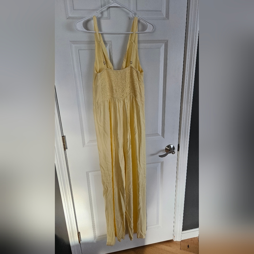 Audrey Parks X Francescas Soft Yellow Jumpsuit - Picture 2 of 7